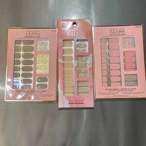 New Dashing Diva Nail Strips - 3 sets, 34 each